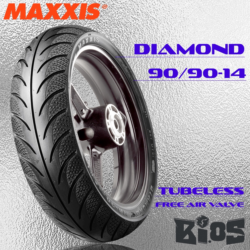 MAXXIS DIAMOND MA-3DN BAN TUBELESS RIM / RING 14 MATIK / MATIC TAHUN PRODUKSI TERBARU