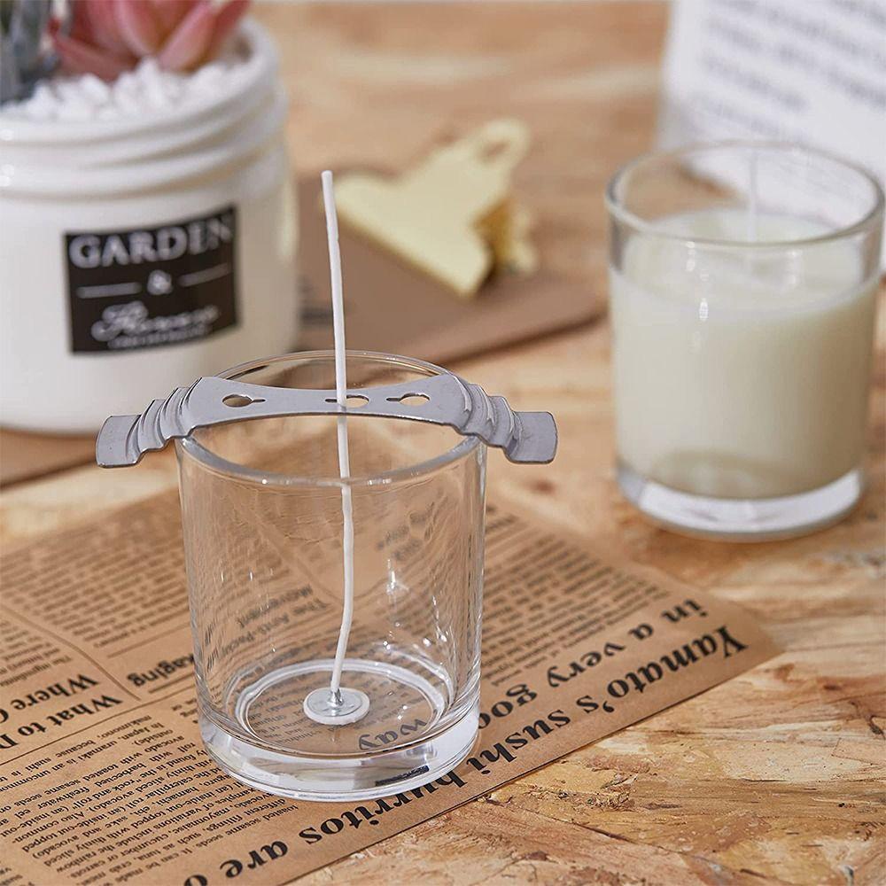 Populer 10pcs Candle Wick Holder DIY Membuat Perlengkapan Handmade Klip Sumbu