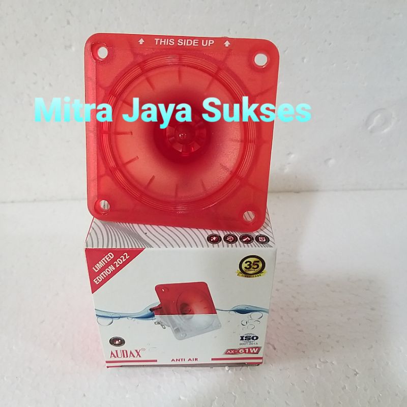 Tweeter Audax Ax 61 W Merah Waterproof Anti Air Anti Panas Anti Lembab Speaker Walet