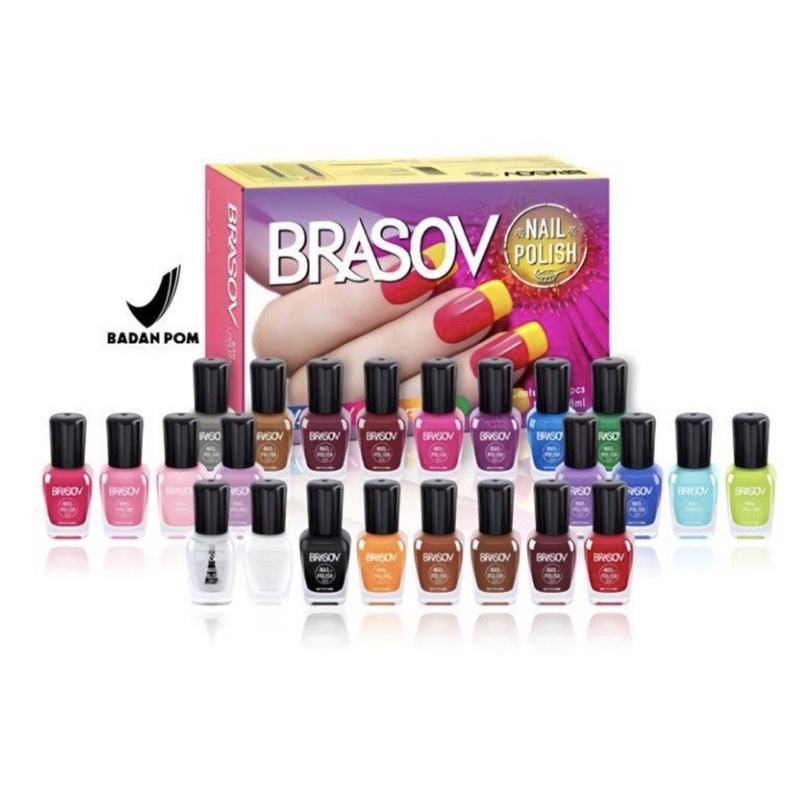 Brasov Nail Polish Assorted colours | Kutek Warna Mix random