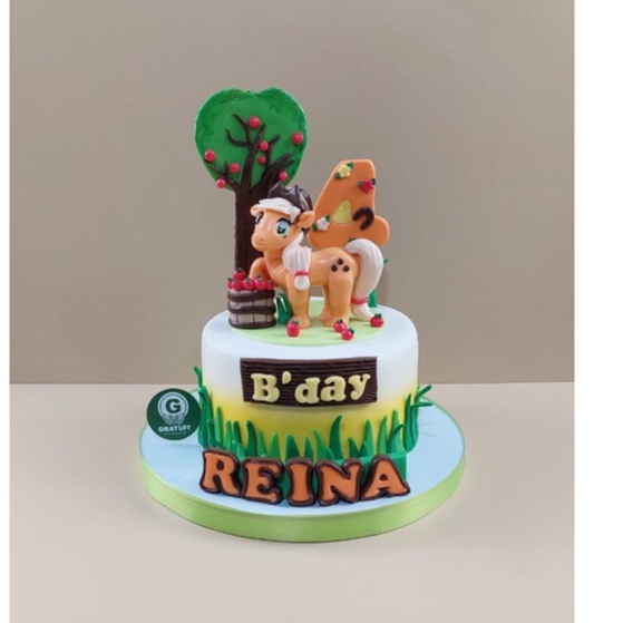 

LITTLE PONY UK 15CM / KUE ULANG TAHUN