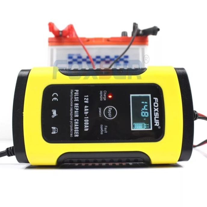 Foxsur 12 V 5A Motor Mobil Bater Charger aki repear