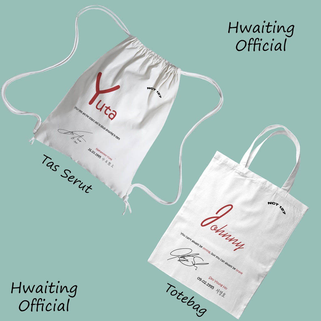 Hwaiting - Tote bag NCT 127 Profile Neo City The Link