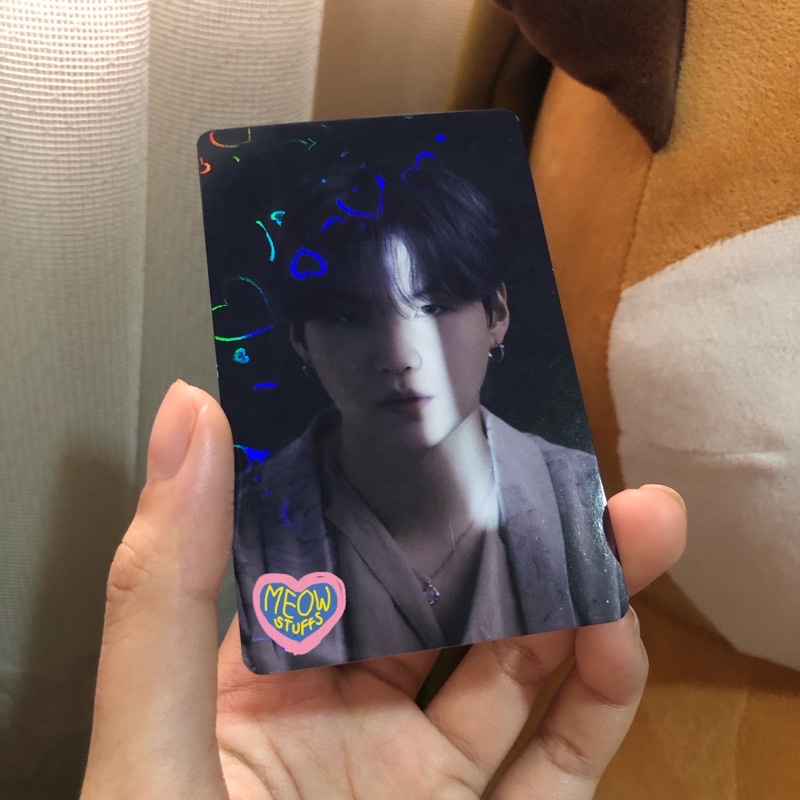 Photocard PC BTS POB JPFC Japan Fanclub Proof Suga Yoongi