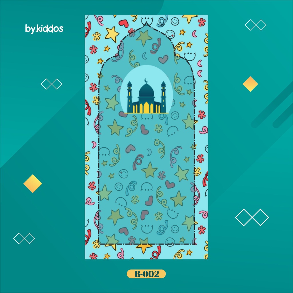 B-002 SEJADAH ANAK COWO /SEJADAH CUSTOM NAMA /SEJADAH LUCU /SEJADAH TRAVEL /SEJADAH PRINTING