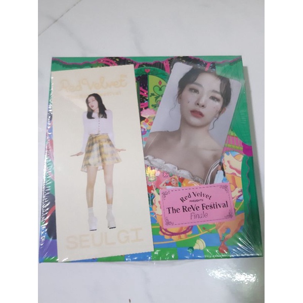 ALBUM SCRAPBOOK WITH PHOTOCARD PC SEULGI NUNMUL TEARS FINALE