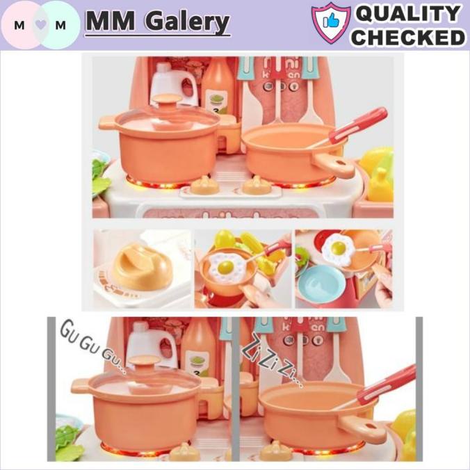 Mainan Anak Spraying Mist Kitchen / Kitchen Set Bisa Keluar Uap Jumbo