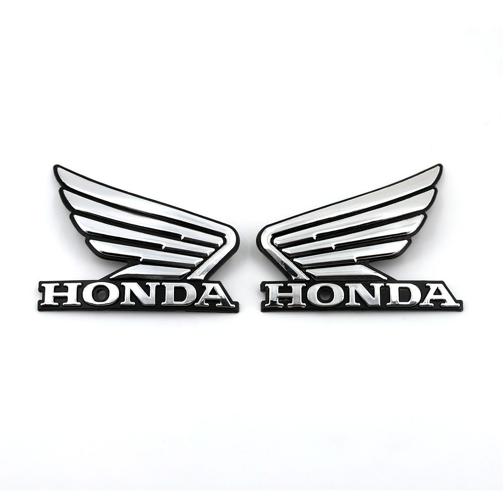 blem motor ( wing) Sayap honda 3D tebal kaku Sticker Logo Emblem Honda untuk Mobil Honda 2 pcs  (Left + Right)