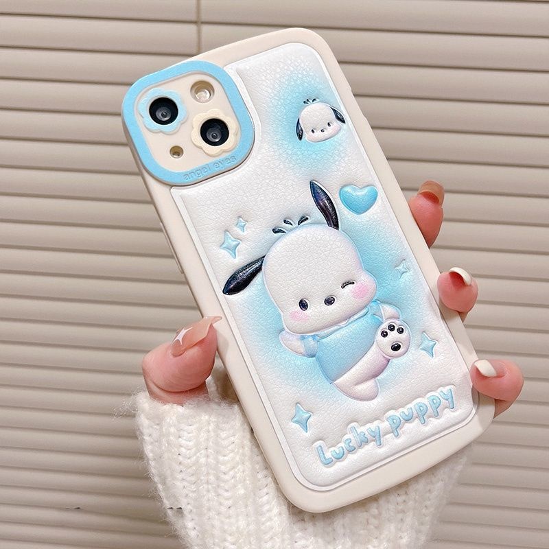 Soft Case Hp Gambar Kartun Anjing / Kucing Untuk IPhone 12 / 13 / 14 / 11promax Vvcdfc