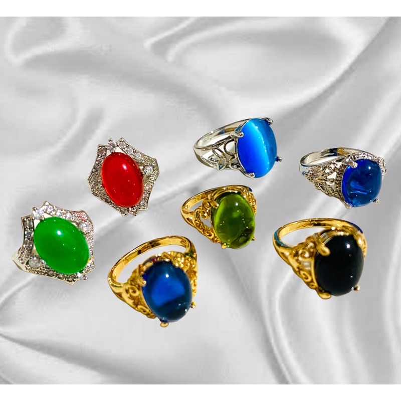 Cincin batu // cincin permata // cincin lapis emas // cincin