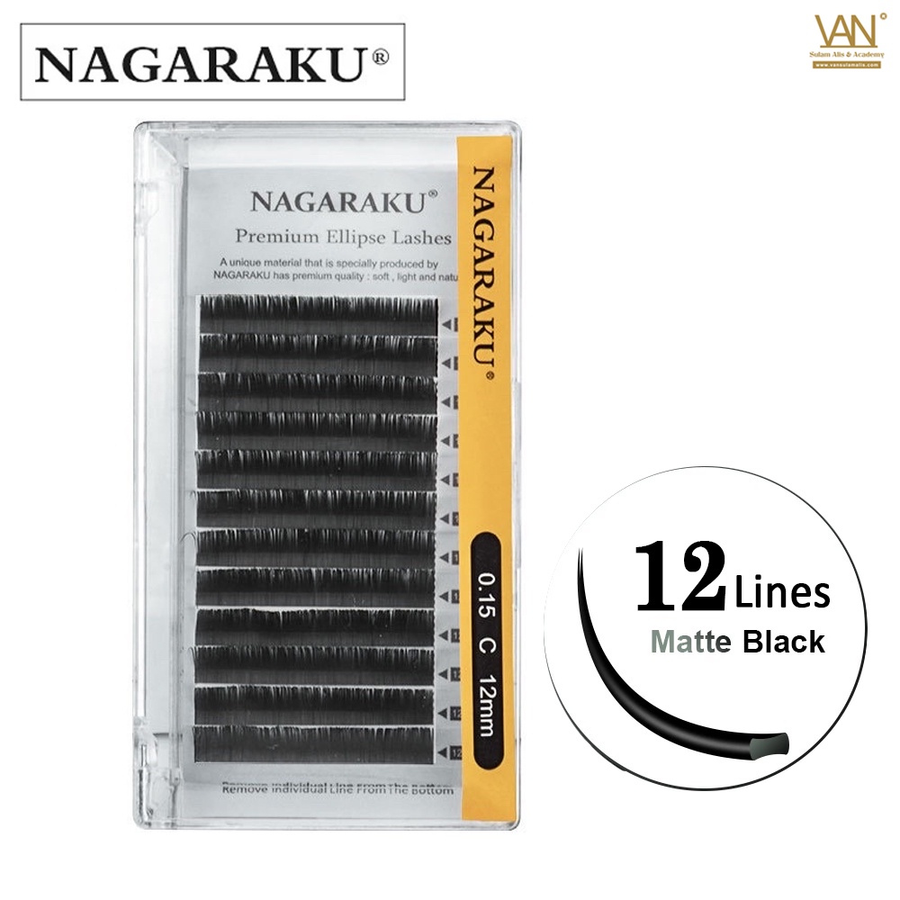 ORIGINAL BULUMATA NAGARAKU PREMIUM MATTE ELLIPSE LASHES / BULUMATA SUPER LEMBUT SUPER HALUS