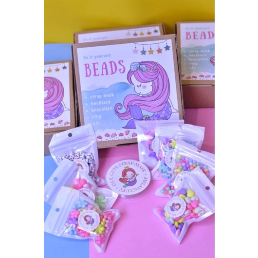 DIY STRAP MASK , KALUNG, GELANG , KADO ANAK