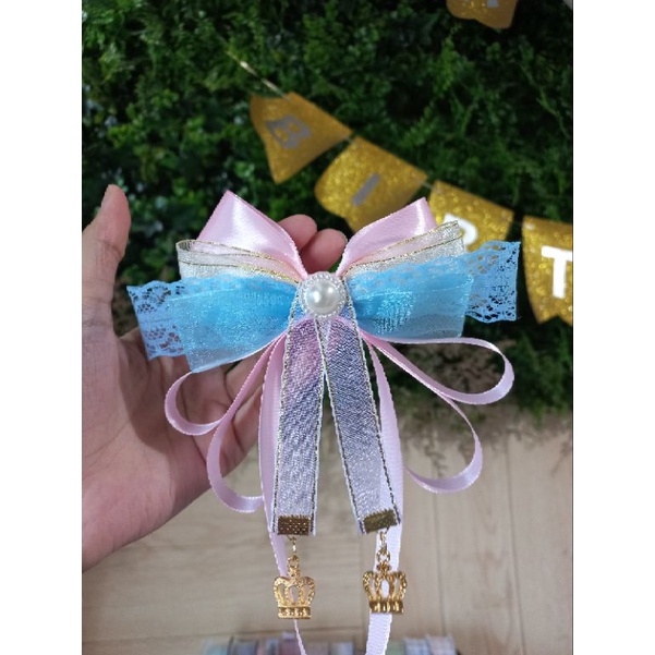 pita lightstick // pita hias // korean ribbon brooch