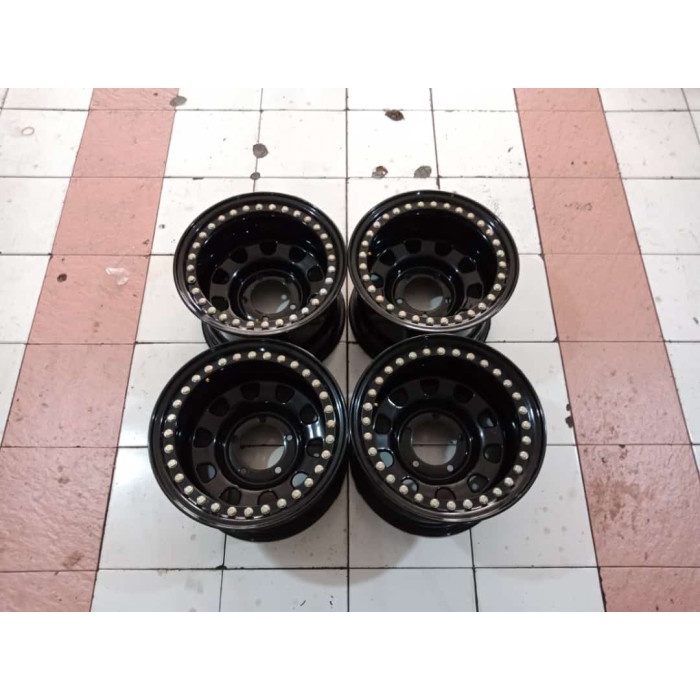 Velg Mobil Seken Ring 15 Lubang 5 BEADLOCK HSR R15X10 5X139,7 ET-44