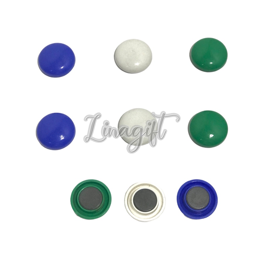 MAGNETS WHITEBOARDS - MAGNETIC UKURAN 3 X 3 X 1 / BLUE WHITE GREEN POLOS