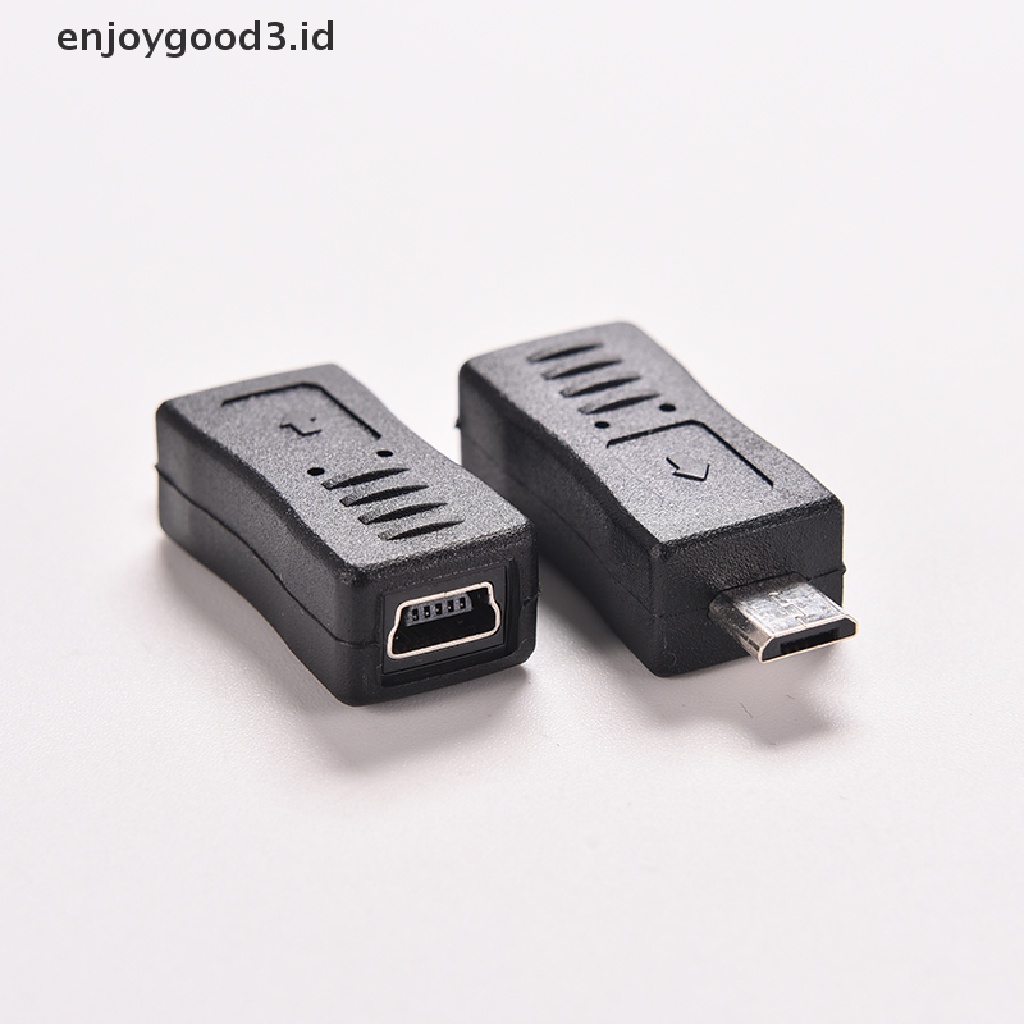 Adapter Konverter Konektor Charger / Data Mini USB Female Ke Micro USB Male F / M 1