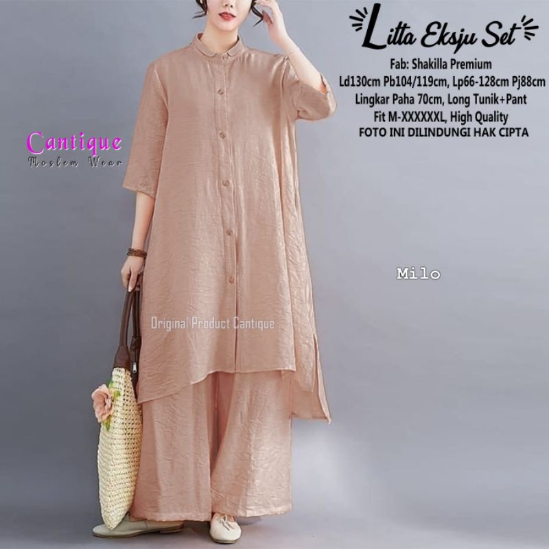 LITTA EKSJU SET WANITA BY CANTIQUE