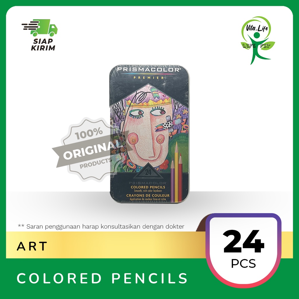 

Prismacolor Premier Colored Pencils 24 pcs