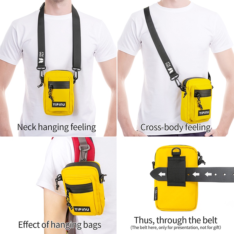 YIPINU YD9 Tas Selempang Pria Wanita Tas Hp Waterproof WATCHKITE WKOS