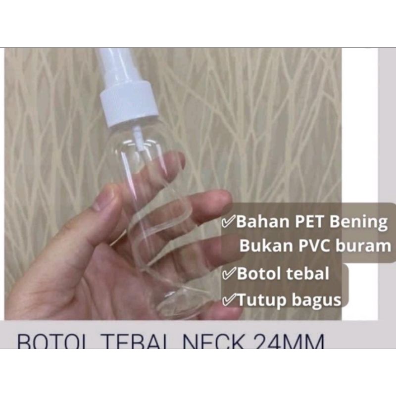 Botol Spray 100 ml Parfume Pewangi Sampel