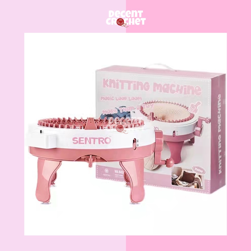 Alat Merajut Otomatis Sentro / Knitting Weaving Machine / Smart Weaver for Kids