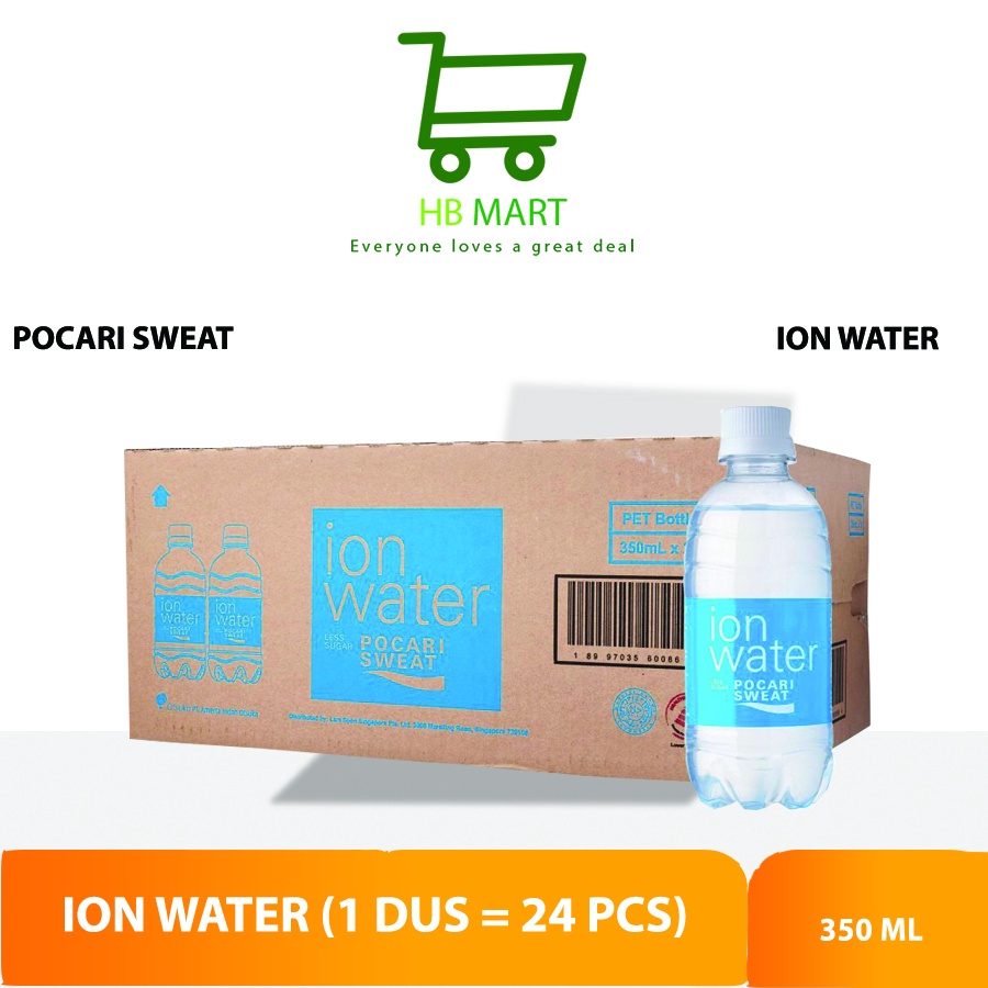 

KHUSUS OJOL ION WATER PET 350 ml Karton isi 24 Botol
