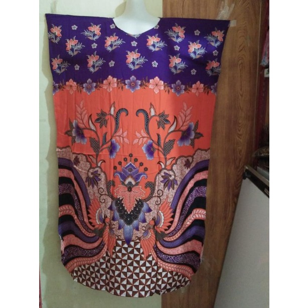 Daster Kalong Kencana Ungu Jumbo Daster Batik Jumbo Bahan Adem