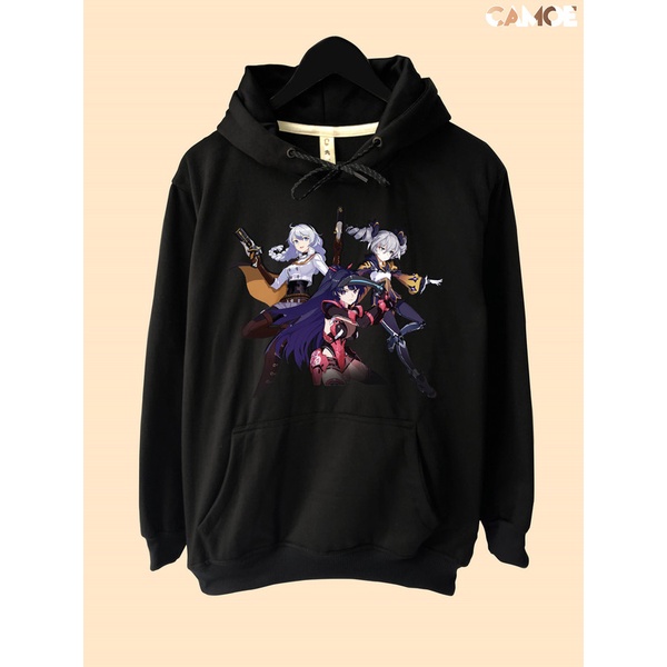 Jaket Hoodie Gaming Honkai Impact 3rd Character