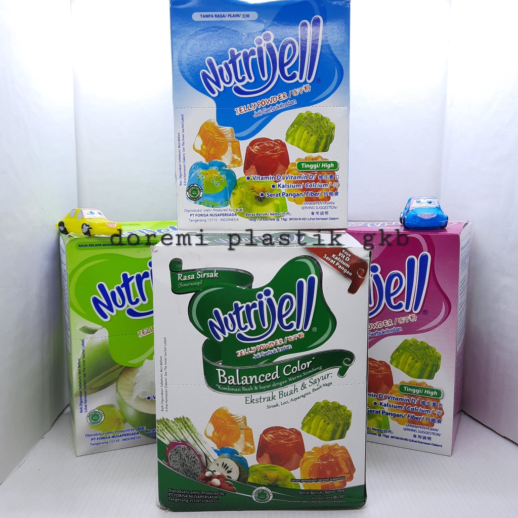 

[1 BOX] Nutrijel Sachet Besar / Jelly besar - Nutrijell 1 BOX 15gr 30gr