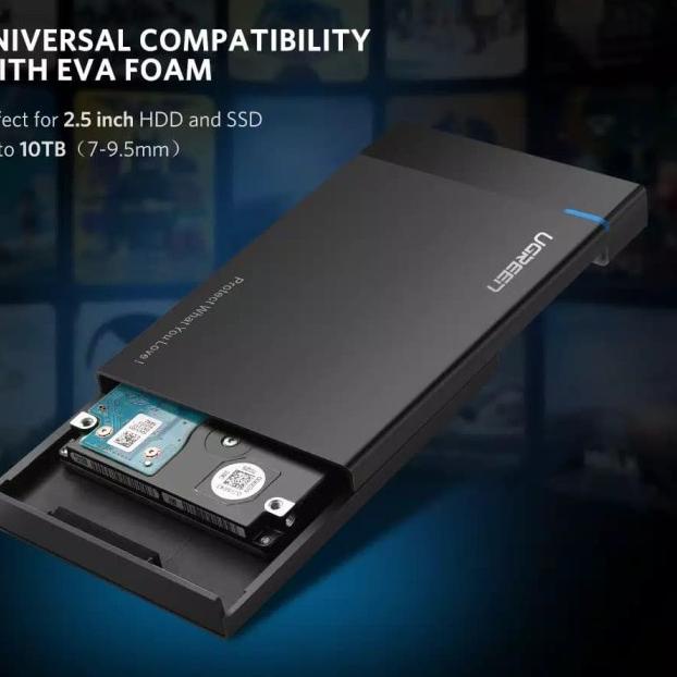 Ugreen Casing Enclosure Hard Disk External 2.5 "SATA USB3.0 - (30848)