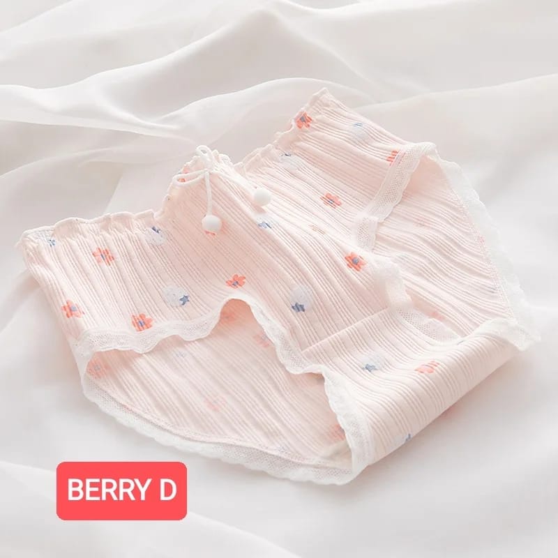 BERRY PANTIE CELANA DALAM REMAJA ABG WANITA ALA KOREA IMPORT NOT SOREX PAKAIAN DALAM KATUN ADEM NYAMAN IMPOR