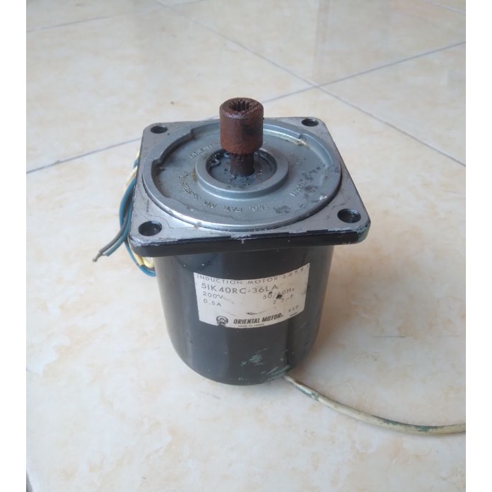 Dinamo Ac tampa Gearbox 220V 1650Rpm