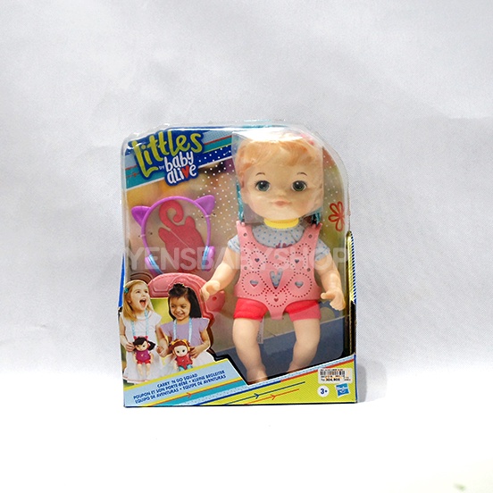 BABY ALIVE Littles Carry &amp; Go Blonde Hair