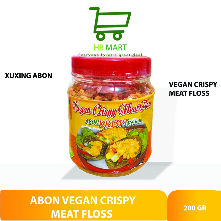 

ABON VEGAN/VEGETARIAN CRISPY MEAT FLOSS / ABON KRISPI 200 GR