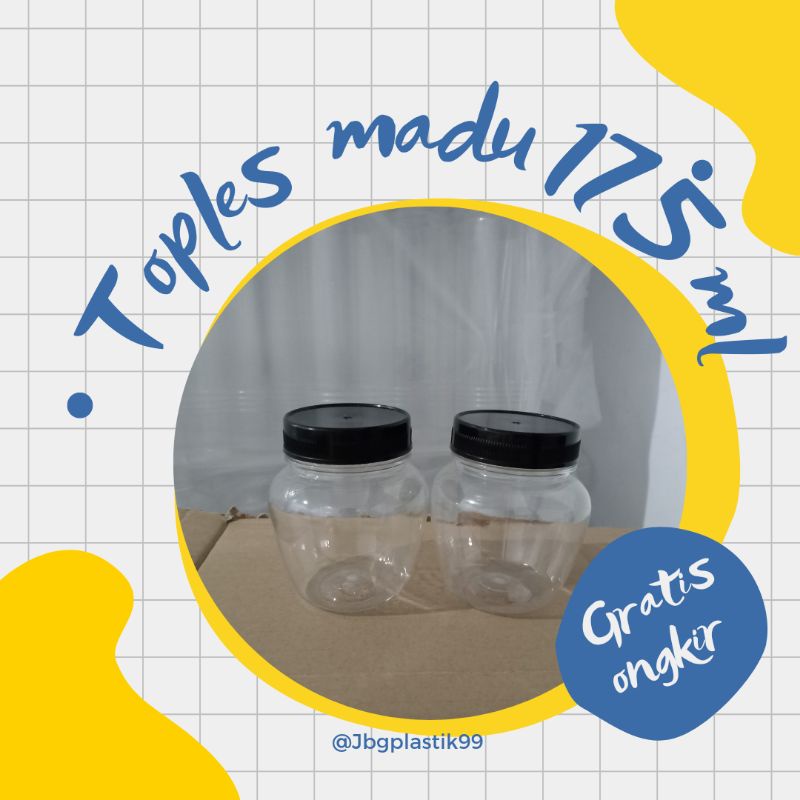 Toples madu 175 ml // Toples jar 175 ml