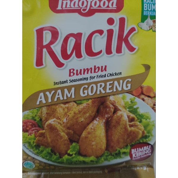 

Bumbu racik ayam goreng 1 renceng isi 10 pcs
