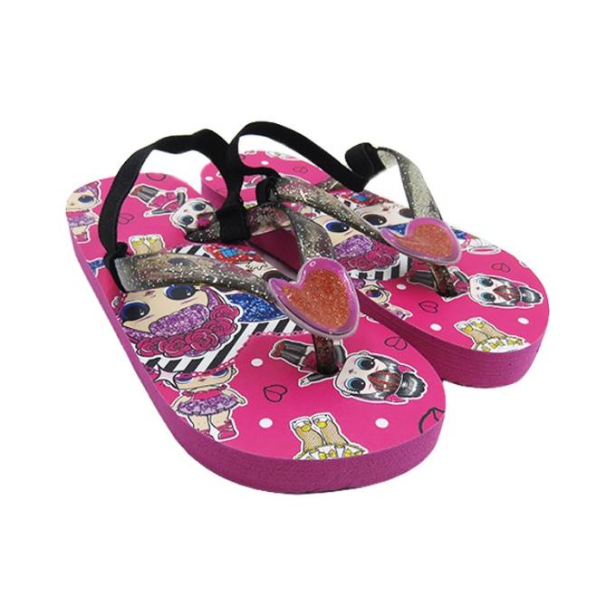 TERBAIK BALMORAL KIDS SANDAL JEPIT ANAK PEREMPUAN LOL KARET BELAKANG LOL-BFB06 PENGIRIMAN CEPAT