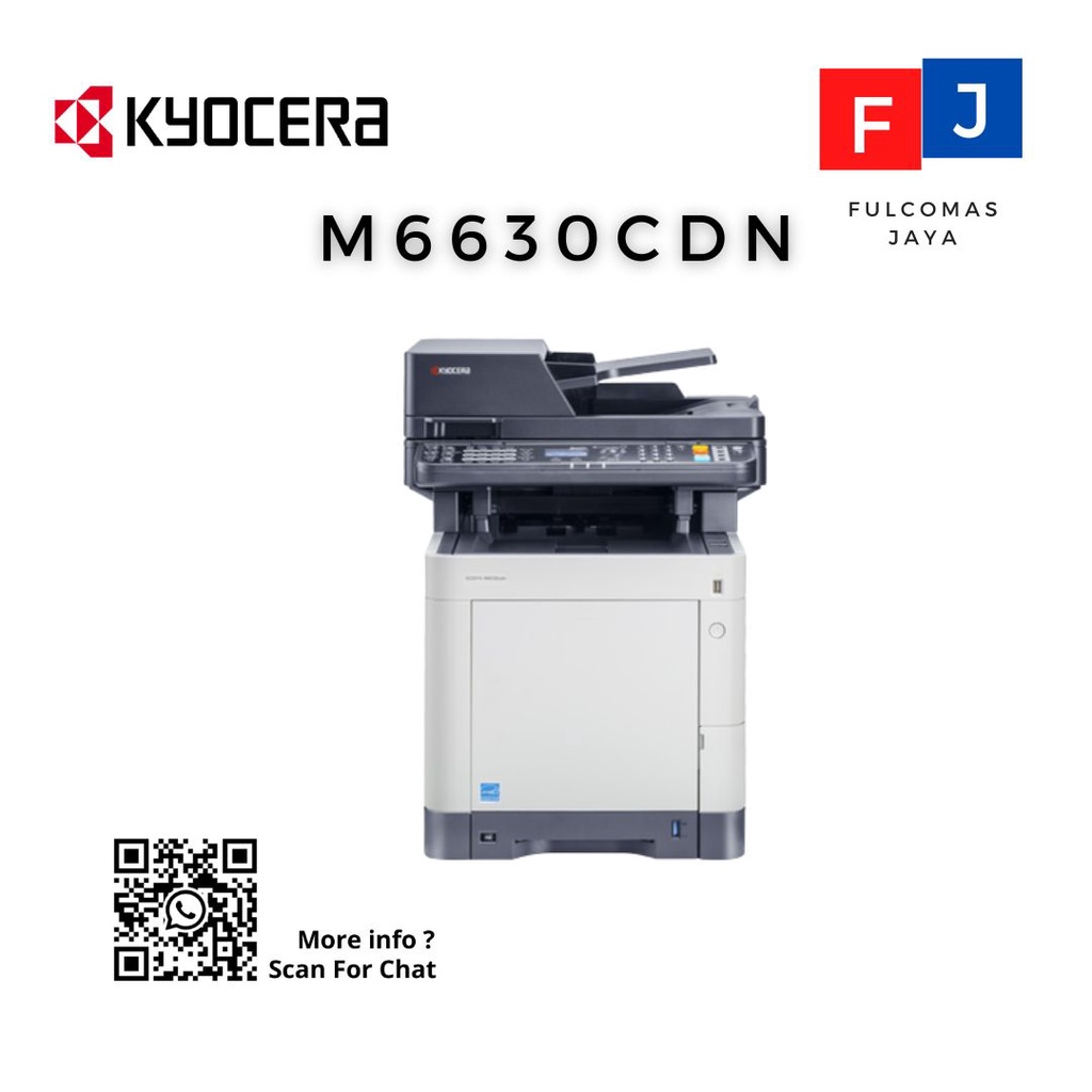 Kyocera ECOSYS M6630cdn M 6630 Mesin Fotocopy Warna - GARANSI