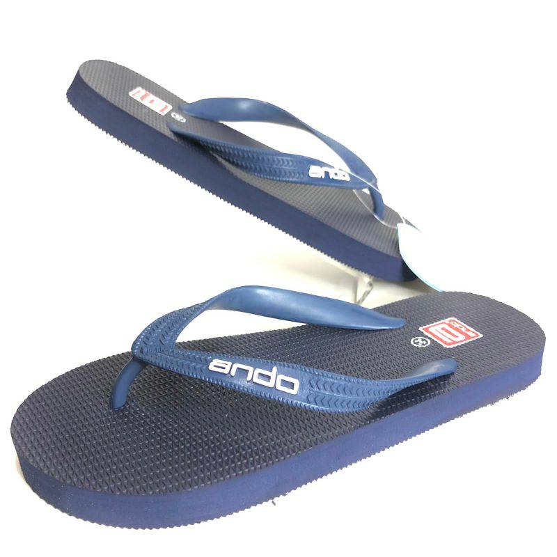 Sandal Jepit ANAK Cowo ANDO HAWAII AB 32-37 NAVY HITAM MERAH