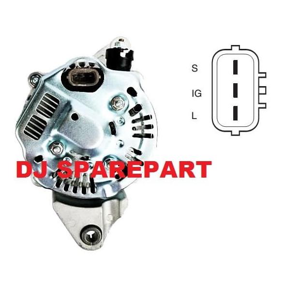 Dinamo Ampere Alternator Toyota Kijang Kapsul 7K 80A
