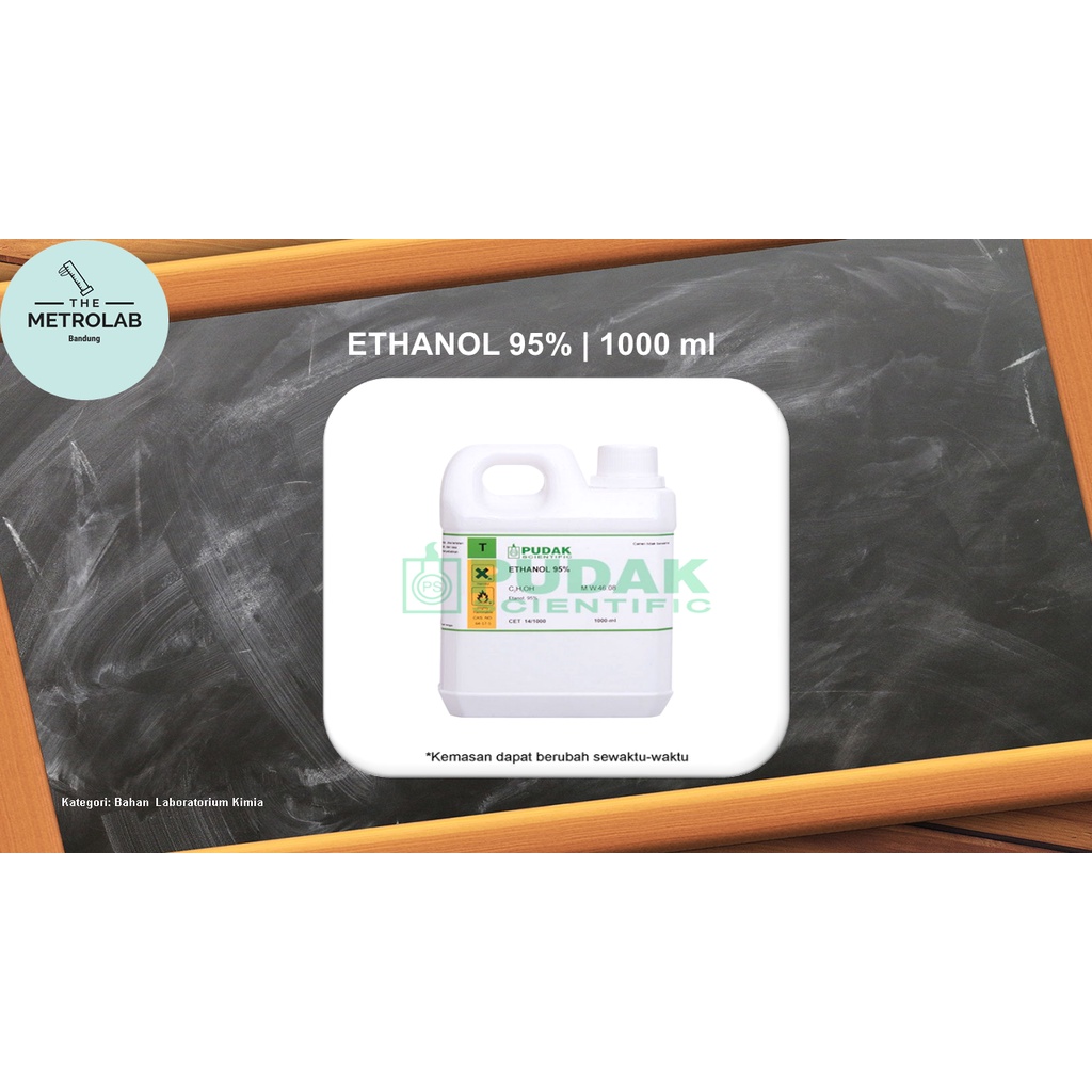 Etanol | Ethanol | Alkohol 95% | 1000 ml per Botol