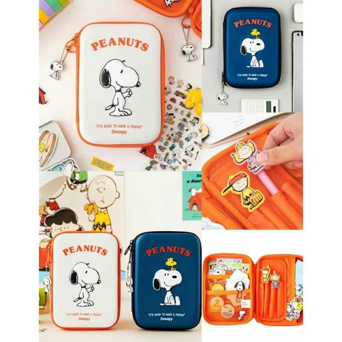 

Tempat pensil hard case besar motif snoopy