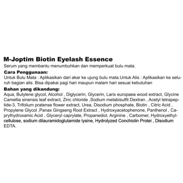 M-Joptim Biotin Eyelash Essence