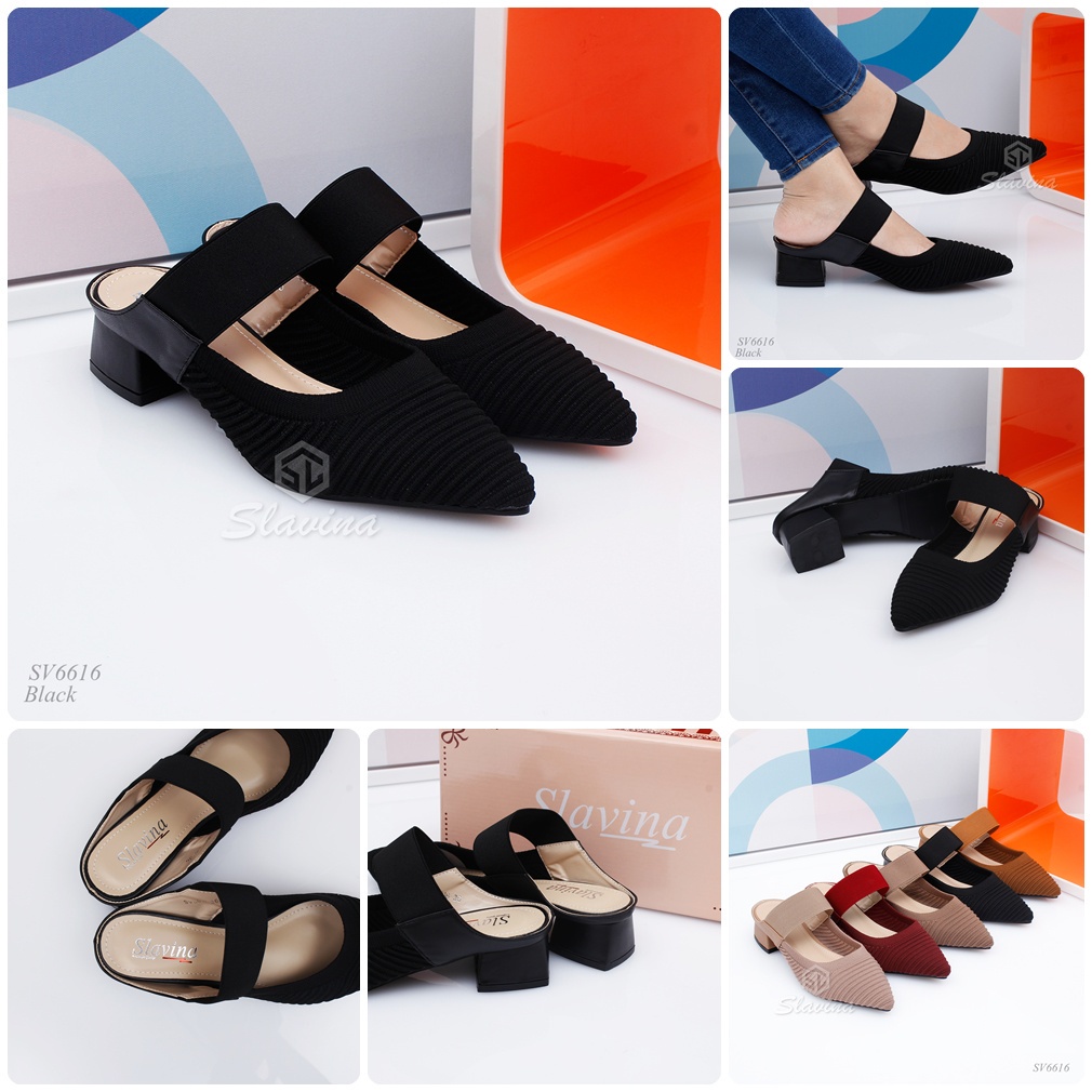 BIG SALE - Ivony Seivona - SV6616 Sepatu Slavina Heels Heel Series