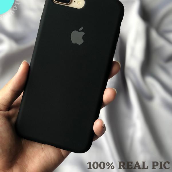 Premium Silicone Case iPhone 7 Plus / 8 Plus Softcase Polos FULL COVER - Dark Green
