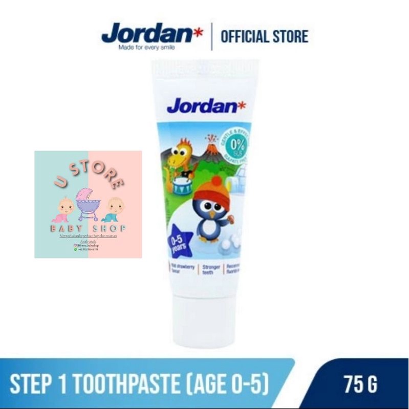 Pasta gigi Anak Jordan step 1 step 2 / Jordan Toothpaste kids / Jordan kids toothpaste / pasta gigi odol anak