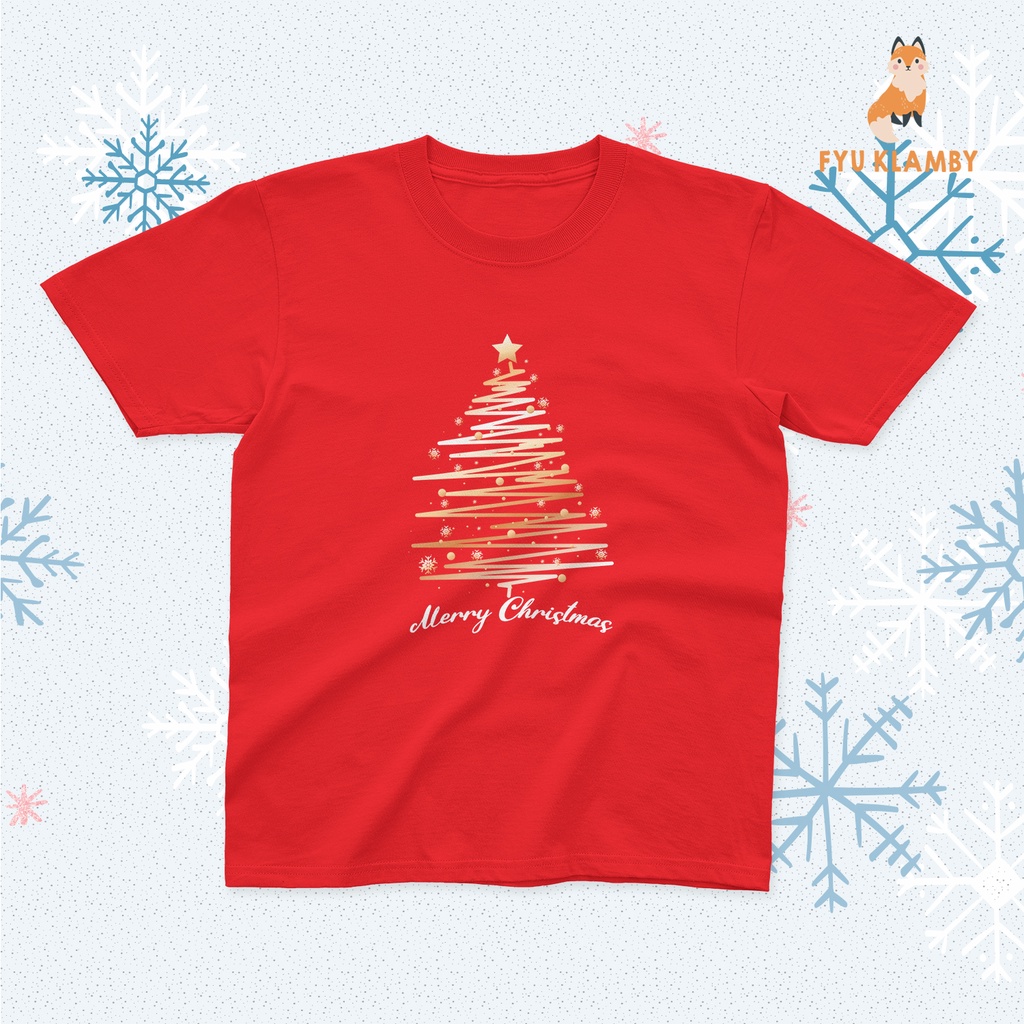 KAOS ANAK NATAL MERRY CHRISTMAS POHON NATAL