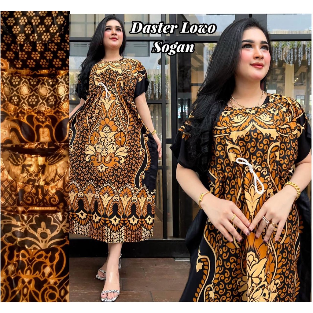 Daster Jumbo Pendek Kelelawar Lowo Wanita Kekinian Bahan Rayon Terbaru