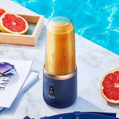 DEERMA Blender Buah Mini Portable Juicer Cup Blender Electric Rechargeable Mini Mixer Ice Crusher