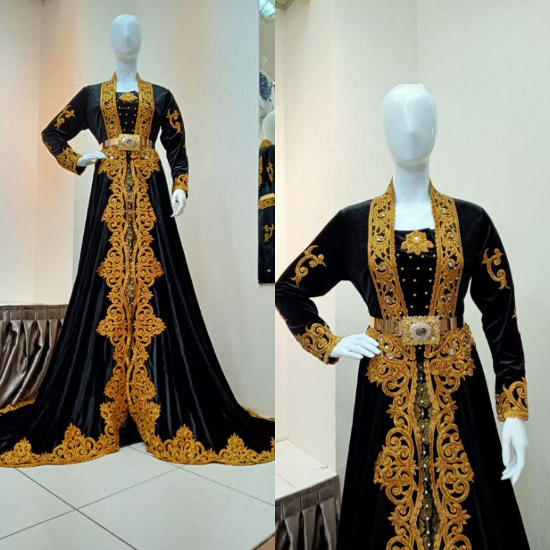 KEBAYA/PENGANTIN ADAT/JAWA BORDIR Full PAYET/ EKOR)